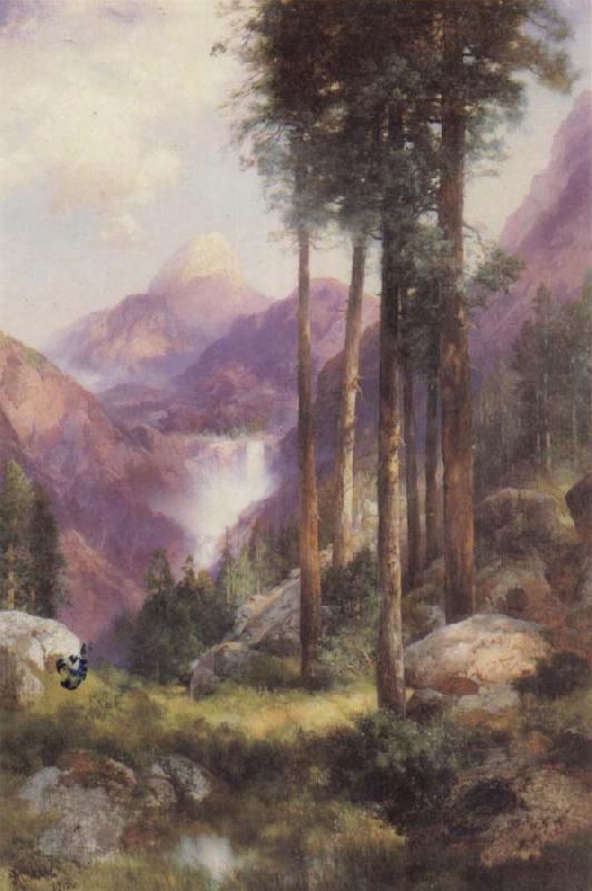 Thomas Moran Yosemite Valley,Vernal Falls France oil painting art